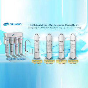Bộ Lõi Lọc Nước Sediment Made in Korea Cho Máy Lọc Nước ChungHo U1/FLUUX Xứ Hàn Quốc