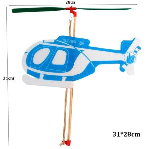 NUBE Ligthweight Airplane Glider Toy Model Popular Multistyles Students Flight Competition DIY Assemble Airplanes Toy for Kids Outdoor