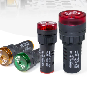 FLASH BUZZER PILOT LAMP SINYAL LAMPU BUNYI BEEP 12V 24V 220V
