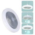 Ceiling Fan And Light 2 In1 With Remote Control Small Mini Ceiling Fan Semi Flush Mount For House. 