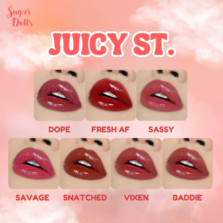 Sugar Dolls Juicy St. Lip Tint Gloss | Lazada PH