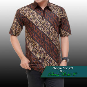 Baju Batik Pria Dewasa  Kemeja pria  lengan pendek baju batik remaja