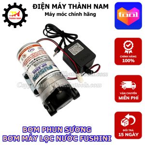 Bơm Phun Sương - Tăng Áp Cho Máy Lọc Nước FUSHINI HP-2500 - Chuyên Dụng CHo Lắp Đặt Hệ Thống Phun Sương Làm Mát - Bảo Hành 6 Tháng