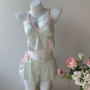 SatisfClothe 🌞🌞 ชุดนอนเซ็กซี่ ชุดนอนลูกไม้เซ็กซี่ เชือกผูก น่ารัก ส่งไว ส่งไวจากไทย