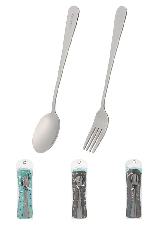 MINISO Table Ware Set Spoon and Fork Tableware Kitchen Dinner Utensil