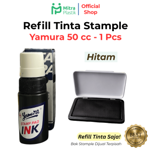 Isi Tinta Stempel Yamura 50 cc Stamp Ink Refill King Size Refil Bak Cap