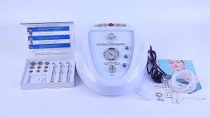 Diamond Microdermabrasion Machine with Replaceable Tips for Deep Skin Exfoliation and Pore Cleansing