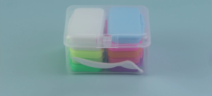10 Packs Fruit Scent Dental Orthodontics Ortho Wax with Tool Tooth Braces Gum Irritation
