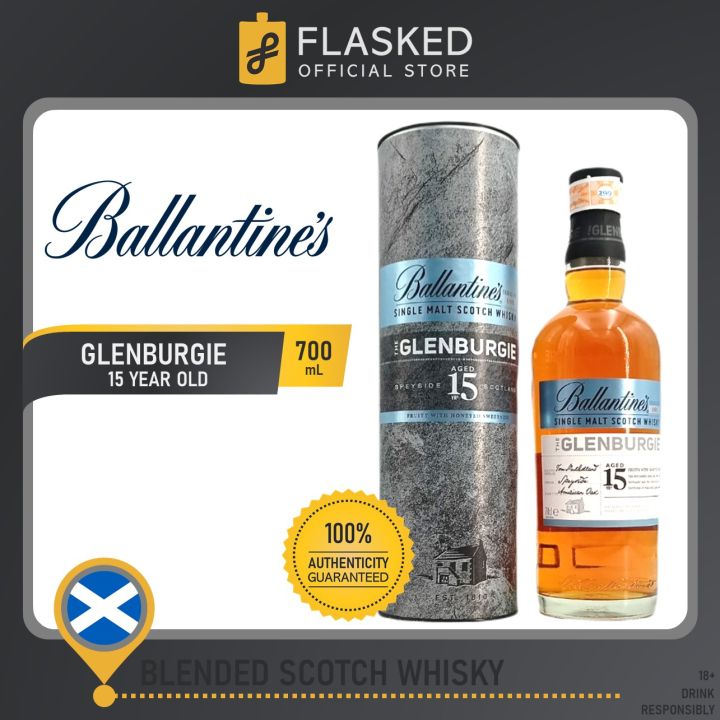Ballantines Glenburgie 15 Year Old Single Malt Whisky 700mL