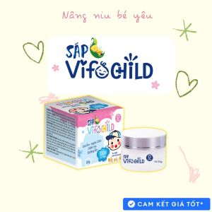 Sáp giữ ấm cho bé Vifochild 20g An toàn cho trẻ từ sơ sinh Giữ ấm Chống nẻ Giảm ho Ngừa cảm hiệu quả