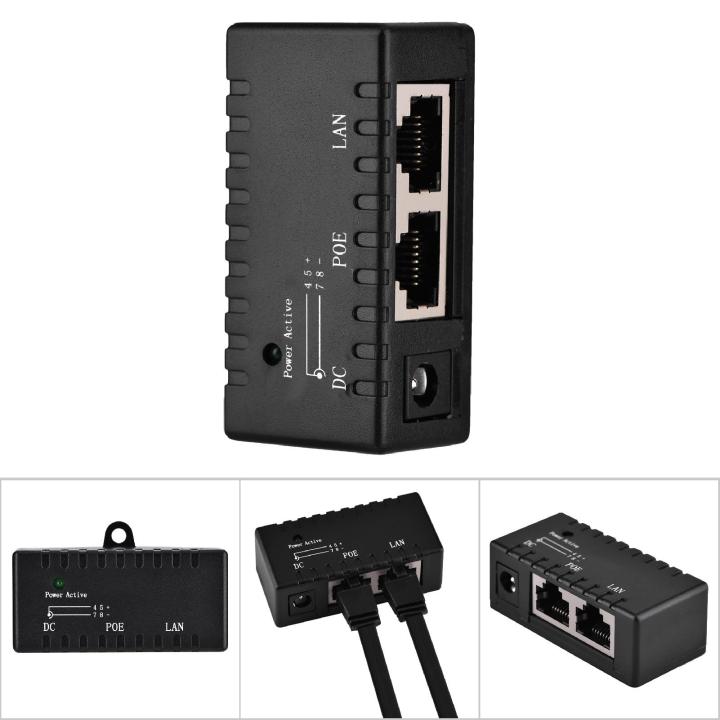 POE Splitter Power Over Ethernet Injector Adapter POE Injector POE ...