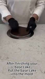 Adjustable Heart Shaped Cake Ring Mold Retractable Fondant Tools Mousse Cake Ring Acrylic Circle Baking Ring Cake Tools