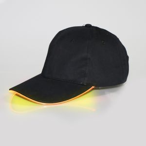 TROVA Cotton LED Light Baseball Cap Sunscreen Neon Hip-hop Luminous Hat Apparel Accessories Adjustable Flashing Glow Rave Party Cap Stage Performance