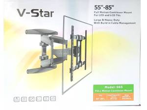 Heavy Duty Full Motion TV Bracket for 55" - 86" TV (SG Ready Stock)