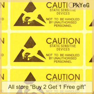 [COD] PkYeG Tool 40Pcs Caution Sticky Sticker Adhesive Warning Label ESD Static Sensitive Device