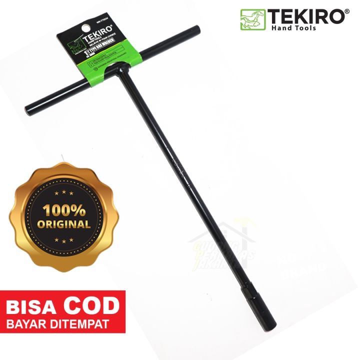 TEKIRO KUNCI T 8MM T-TYPE SOCKET 08 MM SOK T HITAM ORIGINAL/ KUNCI T ...