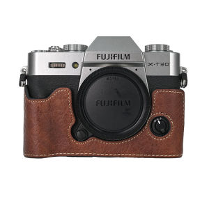 【NEW F】PU Leather Case Camera Bag Half Body Cover For Fujifilm XT10 XT20 XT30 XT30 II