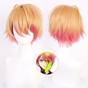 Anime oshi no ko hoshino ai Tóc giả hóa trang tóc giả màu hồng hoa hồng tím hoshino rubii Arima Kana tóc giả tóc giả sợi tổng hợp chịu nhiệt tóc dài thẳng Gradient