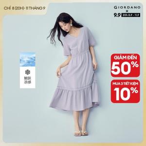GIORDANO Women Dress Non-Elastic Dress Woven Fabric Dress Stylish Item No. 05466309 High Quality Comfortable Daily Wear