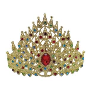 Thai Dance Headpiece Thai Crown Dance Headdress Gold Thai Hair Accessories Traditional Indian Crown Thai Hair