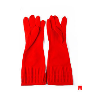 WARM Tools Accessories Waterproof Wash Dishes Cleaning Household Gloves Kitchen Long Sleeve Latex Gloves