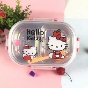 Cartoon Lunch Box Stainless Lunch box With Spoon