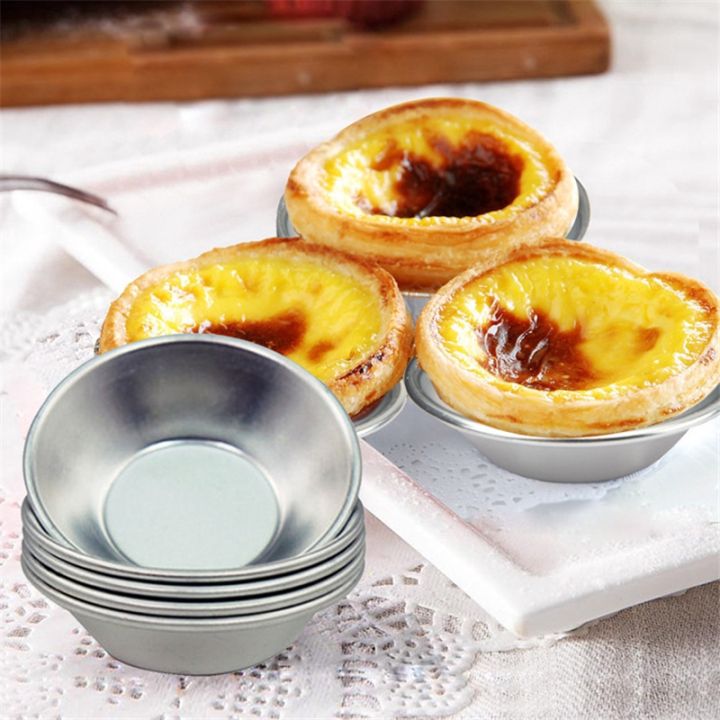 10pcs Cake Aluminium Alloy Tart Mould /Egg tart mould Stainless