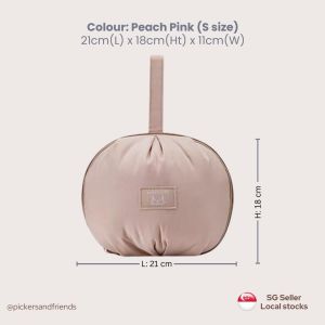 [SG stocks seller-QUALITY CHECK] Good quality travel case bra case travel bag. For bra bralettes underwear Comes with 2 sizes for long and short trip