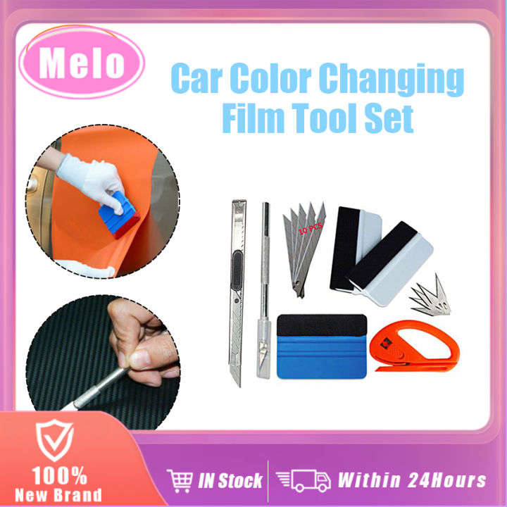 Car Wrapping Vinyl Tools Kit Micro Squeegee Tucking Scraper Razor Gasket US SHIP | UK
