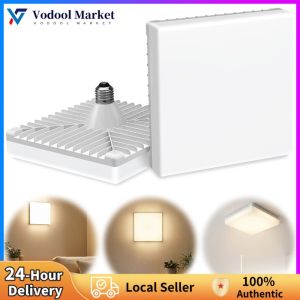 Modern 60W Square LED Bulb E27 Rotatable Brightness for Indoor Lighting and Energy Saving