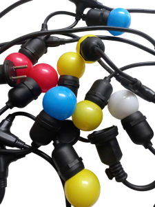 Combo dây đui đèn trang trí 5m 10 đui10m 20 đui(bao gồm bóng led trang trí)