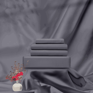 Slumberland Premium Tencel 4-in-1 Quilt Cover Set - Pillow Case Bolster Case Quilt Cover & Fitted Bedsheet | 100% Eco-friendly Tencel