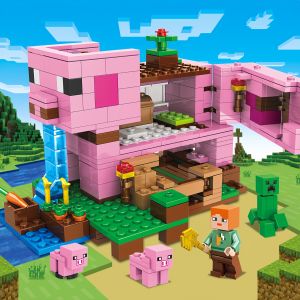 Building Block Puzzle Toy My World Building Block Assembly Small Part Toy Castle and Farm Building Set Puzzle Toy for Boys and Girls COD