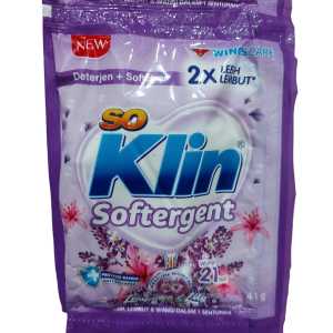 Harga 3 renceng Soklin bubuk Softergent jumbo isi 18 Sachet