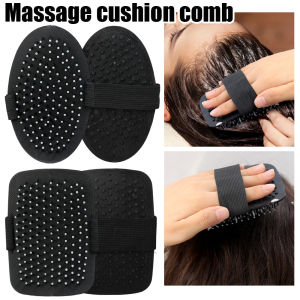 Hair Washing Brushes Silicone Scalp Oval Design with Soft Bristles Scrubber Brushes