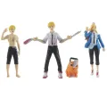 In Stock 8pcs/set Anime Chainsaw Man Action Figures 11.5cm Pvc Model Overcome Evil Chainsaw Demon Dog The Second Version Collection Kids Toy. 