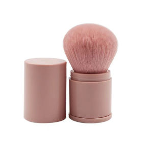 Retractable Makeup Brush Dust Proof Blusher Brush With Cover Portable Blush Brush Loose Powder Brush Valentines Gift