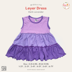 Micellita Layer Dress Anak Perempuan 1-7 tahun