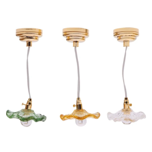 1/12 Scale Dollhouses Chandelier Miniature Furniture Pretend Play for Kids Doll House Furniture Model for Dollhouses