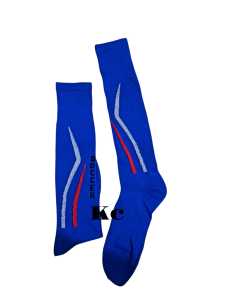 Set Kaos Kaki Selutut Pria Dewasa Motif Jersey Sporty - 12 Pasang Warna Cerah