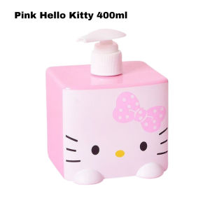 Cute Kids 400ml Hand Wash Bottle Cartoon Soap Pump Dispenser Refillable Bathroom Shampoo Lotion Container
