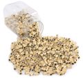 3.5mm Long Copper Flared Flaring Micro Rings Tube Euro Locks for Feather Human Hair Extensions Tools Accessories (2500Pcs Mix Color). 