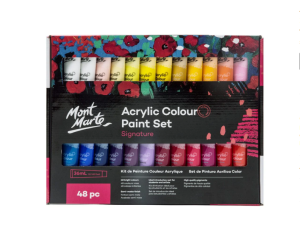 Bộ Màu Acrylic Mont Marte Tuýp 36ml 18/24/36/48 màu
