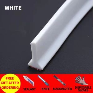 0.5-2M Silicone Bathroom Water Stopper Blocker Shower Dam Nonslip Dry And Wet Separation Flood Barrier Door Bottom Sealing Strip 0.5-2M Silicone Bathroom Water Stopper Blocker Shower Dam Nonslip Dry And Wet Separation Flood Barrier Door Bottom Sealing St