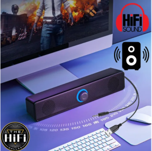 🚚พร้อมส่ง🚚ลำโพงคอม แบบมีสาย แบบมีสาย ลำโพงสเตอริโอ ซับวูฟเฟอร์ไฮไฟ ลำโพงซาวด์บาร์แบบมีสายอันทรงพลัง Speaker ลำโพงคอม USB ลําโพง Wired Soundbar Speaker