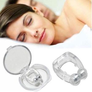 Silicon Nose Clip Magnet Anti Snore Sleep Aid Device 硅膠磁吸止鼾器