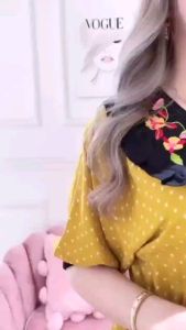 DRESS POLKA BORDIR|BAJU DRESS WANITA TERBARU|DASTER WANITA KEKINIAN|DRESS RAYON|BAJU SANTAI|DASTER TERBARU|FASHION WANITA|DASTER WANITA