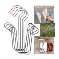 Shoe Hanger Stainless 1/3Pcs Portable Shoes Drying Rack Hook Steel Shoes Drying Rack Antiskid. 