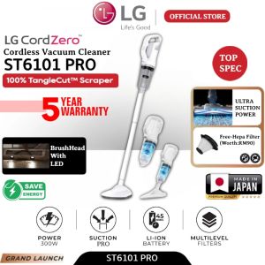 [SHIP IN 12 HOURS] LG CordZero™ST6101 PRO Cordless Vacuum Cleaner Anti Dust Mite Wireless Vacuum Cleaner Lightweight Home Vacuum