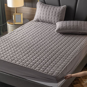 Bed Sheet Cover Single Piece Pure Cotton New Cotton Laminated Laminated bed Cover Anti-slip Bed Cover Antibacterial Cotton Laminated Bed Cover Anti-slip Fixed Mattress Cover Dust Cover